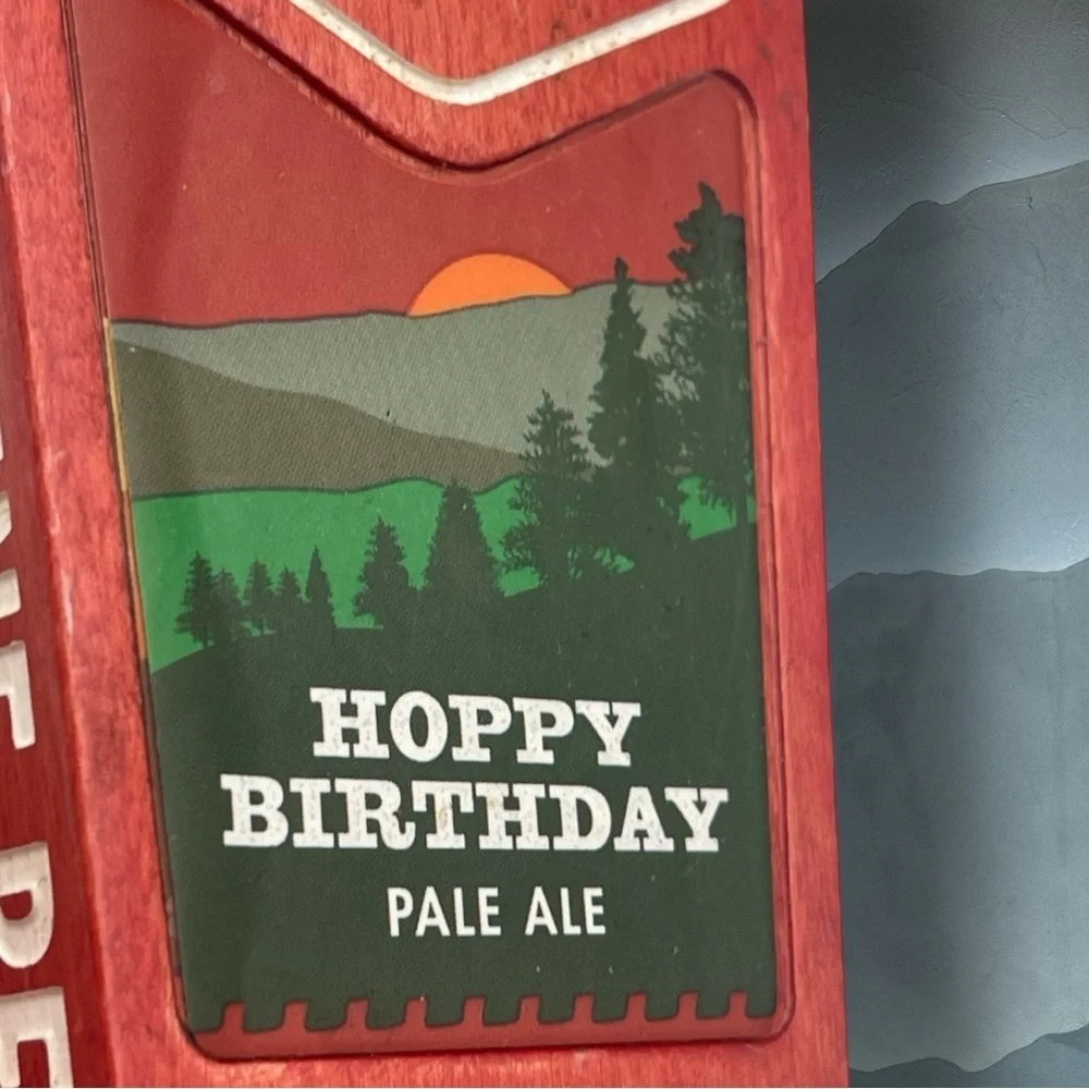 Alpine Beer Company Hoppy Birthday Pale Ale Beer Tap Handle Breweriana